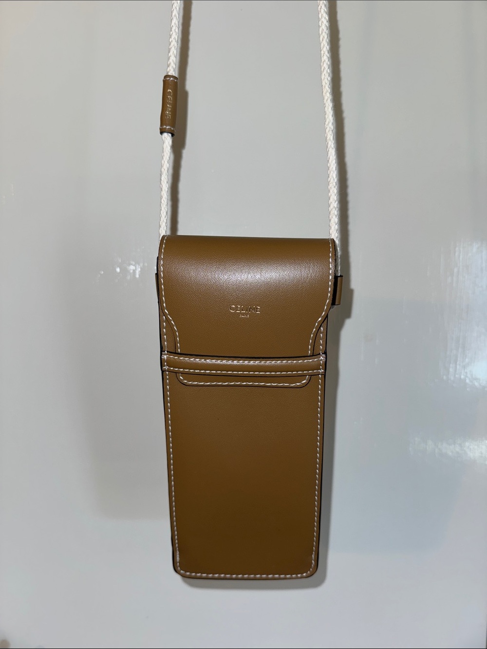 CELINE Phone/Sunglass Crossbody Bag